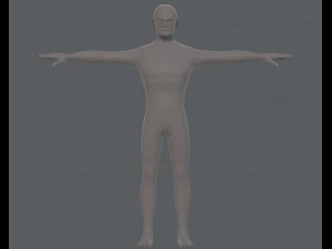 base mesh man character v15 3D Model
