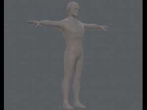 base mesh man character v15 3D Model