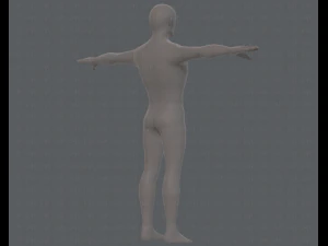 base mesh man character v15 3D Model