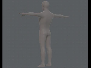 base mesh man character v15 3D Model