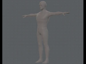 base mesh man character v15 3D Model