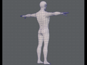 base mesh man character v15 3D Модель
