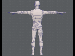 base mesh man character v15 3D Модель