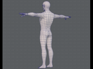base mesh man character v15 3D Модель