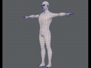 base mesh man character v15 3D Модель