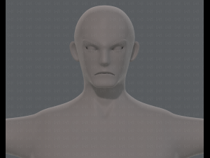base mesh man character v15 3D Модель