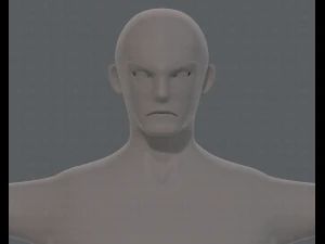 base mesh man character v15 3D Model