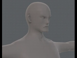base mesh man character v15 3D Model