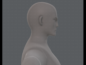 base mesh man character v15 3D Модель