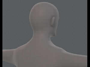 base mesh man character v15 3D Модель