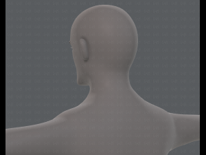 base mesh man character v15 3D Модель
