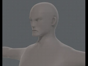 base mesh man character v15 3D Model