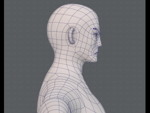base mesh man character v15 3D Модель