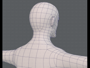 base mesh man character v15 3D Модель