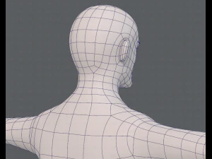 base mesh man character v15 3D Model