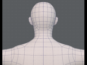 base mesh man character v15 3D Модель
