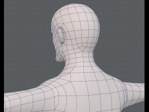 base mesh man character v15 3D Модель