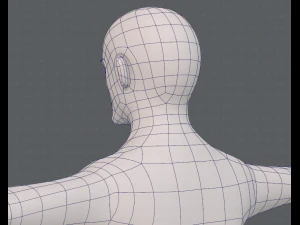 base mesh man character v15 3D Model