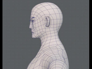 base mesh man character v15 3D Model