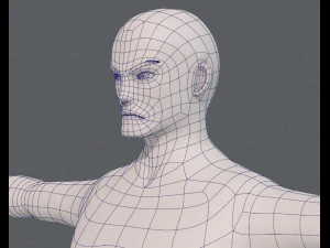 base mesh man character v15 3D Model