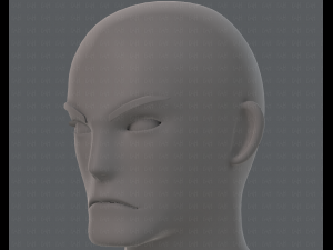 base mesh man character v15 3D Модель