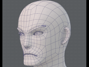 base mesh man character v15 3D Модель