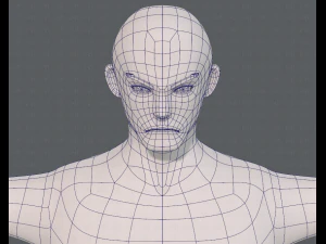 base mesh man character v15 3D Model