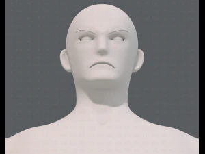 base mesh man character v15 3D Model
