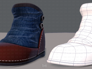 shoes cartoonv37 Modelo 3D