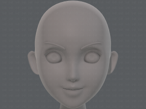 base mesh girl characterv10 3D Модель