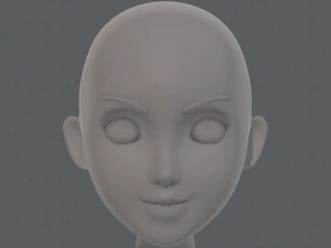 base mesh girl characterv10 3D Model