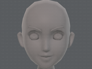 base mesh girl characterv10 3D Модель