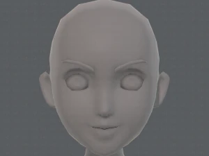 base mesh girl characterv10 3D Model