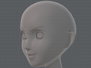 base mesh girl characterv10 3D Модель