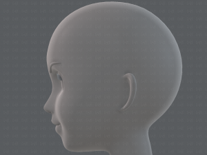 base mesh girl characterv10 3D Модель