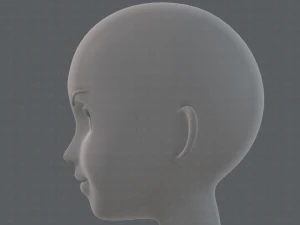 base mesh girl characterv10 3D Model