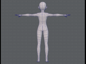 base mesh boy character v10 3D Model