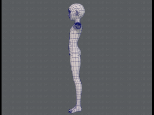 base mesh boy character v10 3D Model