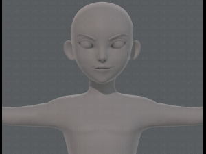 base mesh boy character v10 3D Model