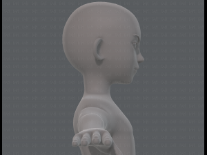 base mesh boy character v10 3D Model