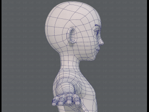 base mesh boy character v10 3D Model