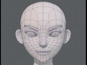 base mesh boy character v10 3D Model
