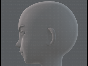 base mesh boy character v10 3D Model
