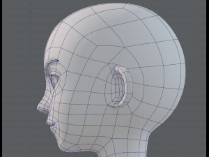 base mesh boy character v10 3D Model