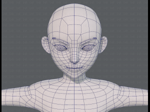 base mesh boy character v10 3D Model