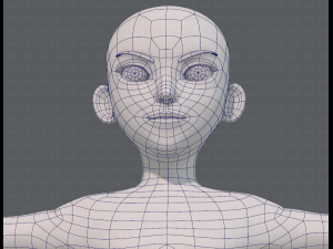 base mesh boy character v10 3D Model