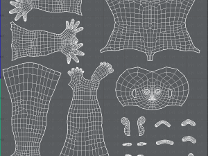 base mesh boy character v10 3D Model