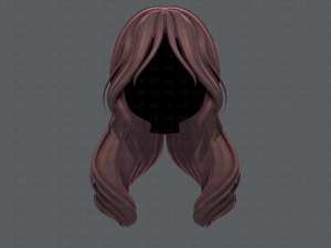 3d hair style for girl v51 3D मॉडल
