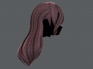 3d hair style for girl v51 3D मॉडल