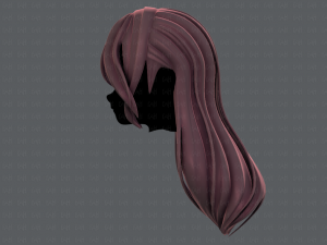 3d hair style for girl v51 3D मॉडल